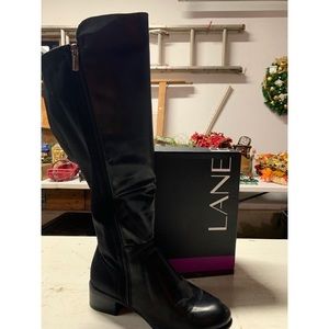 Black tall boots